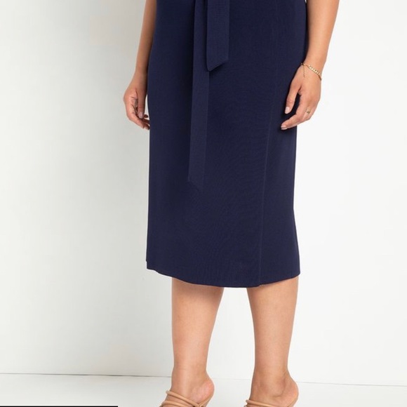 Eloquii Dresses & Skirts - ELOQUII NWT Evening Blue Midi Skirt - Plus Size 18/20